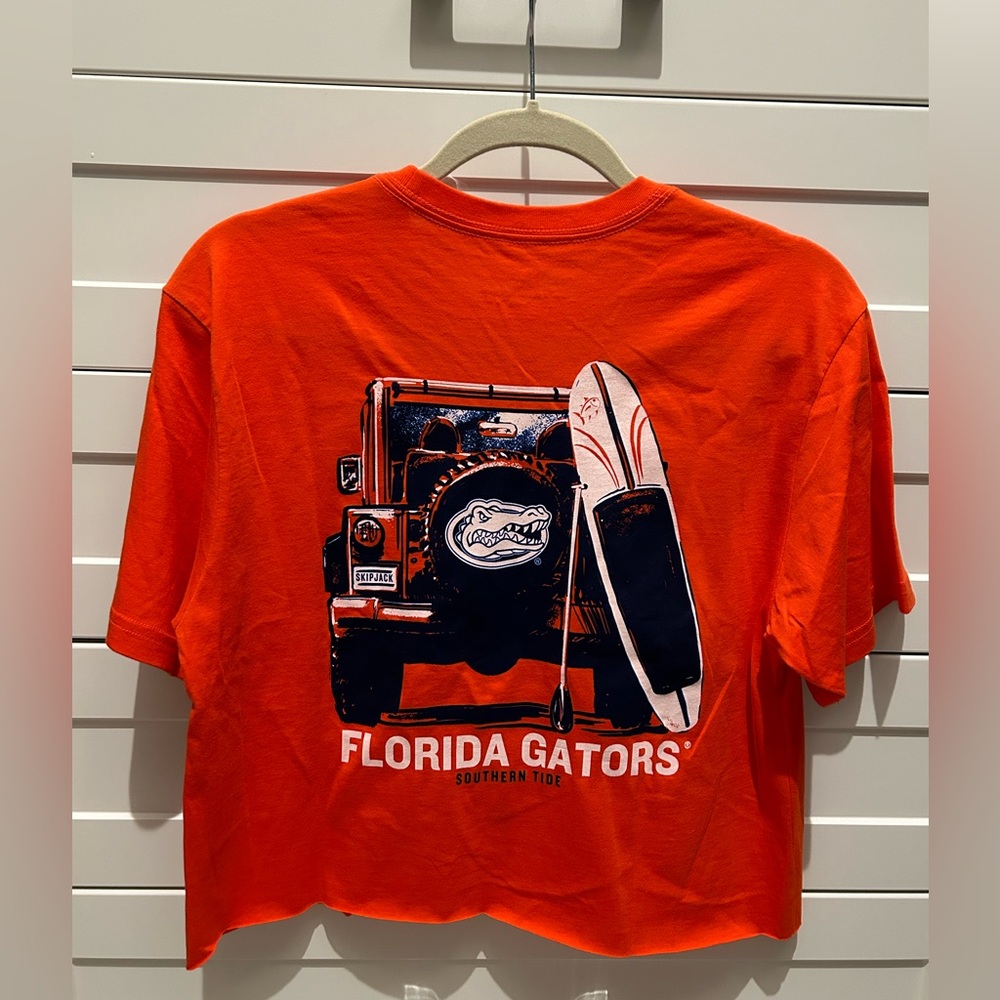 Southern Tide Florida Gators crop top. New without tags. Sz small. So cute!